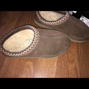 Brown UGG slippers